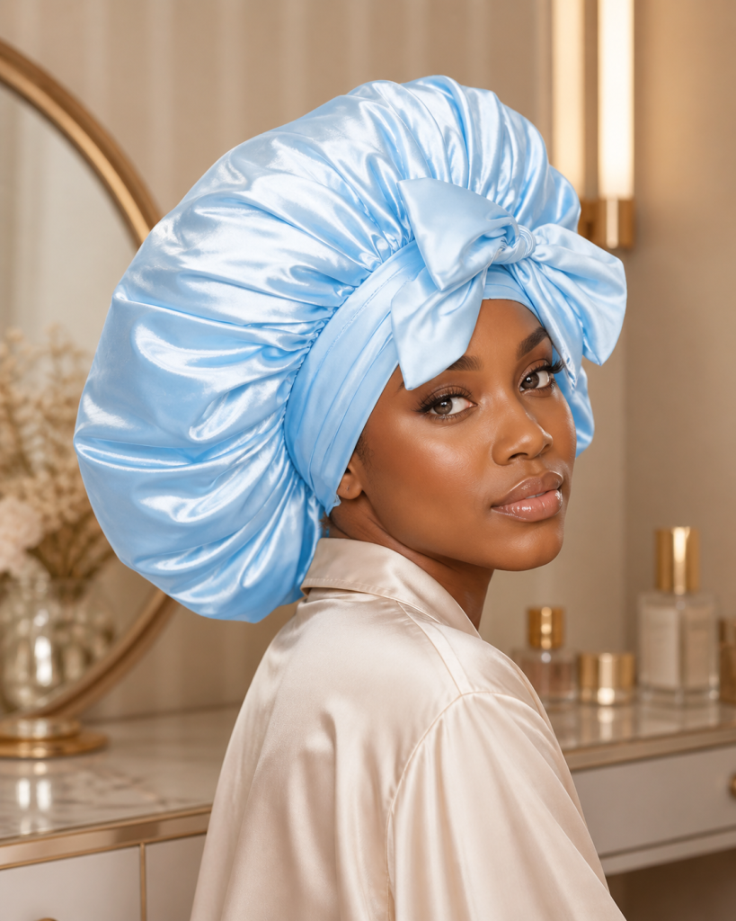 Adjustable Satin Bonnet