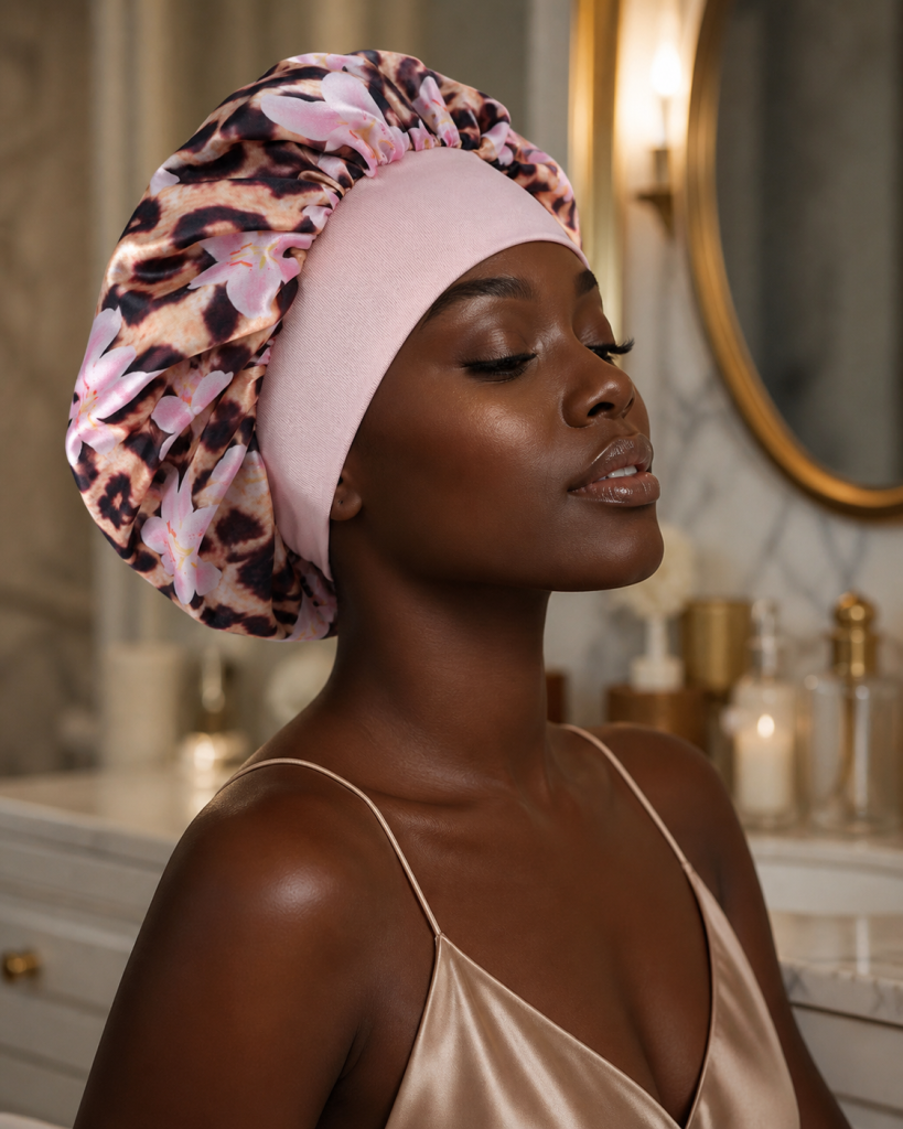 African Satin Bonnet