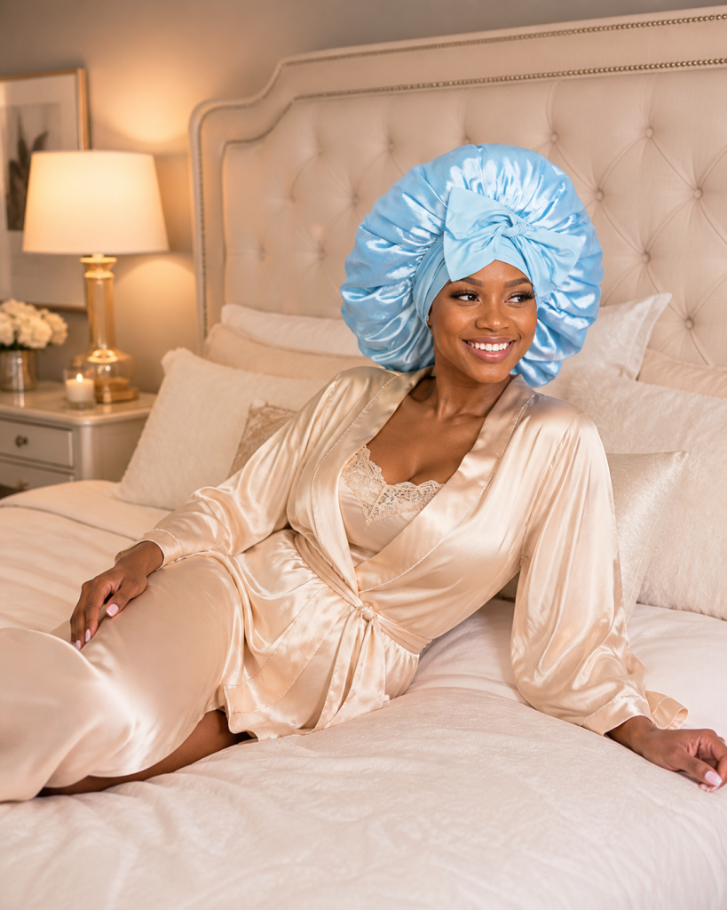 Adjustable Satin Bonnet - Ansicht 3