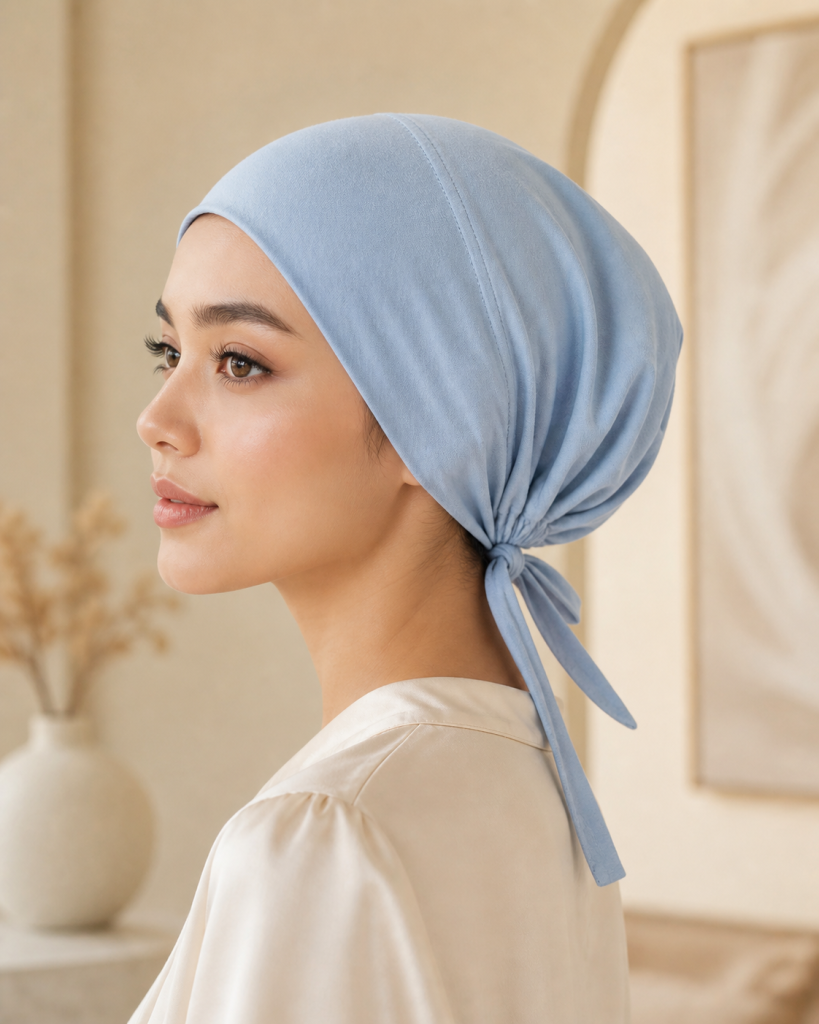 Cotton Bonnet For Hair - Ansicht 2