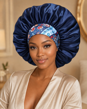 Blue Hair Bonnet