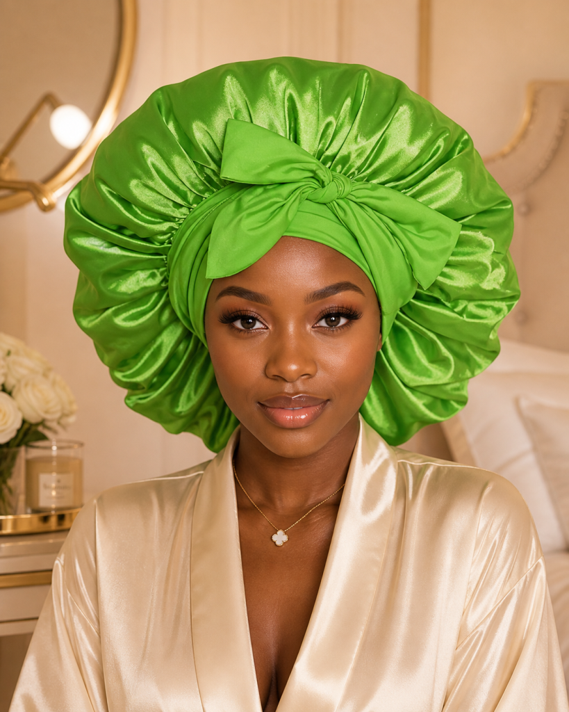 Bonnet Satin Cheveux Bouclés - Ansicht 2