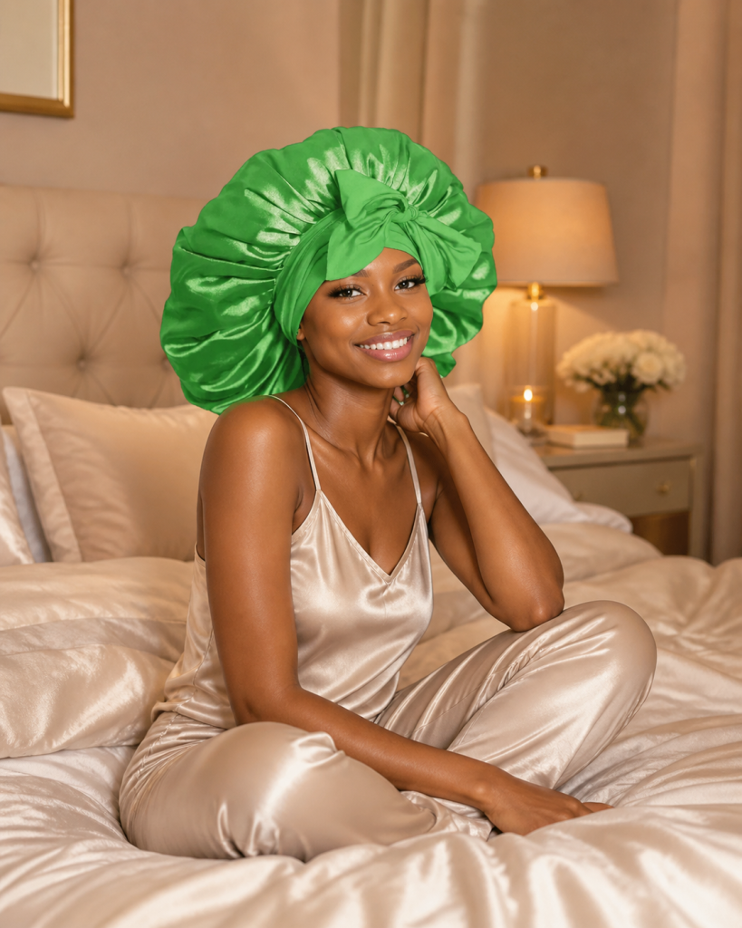 Bonnet Satin Cheveux Bouclés - Ansicht 3