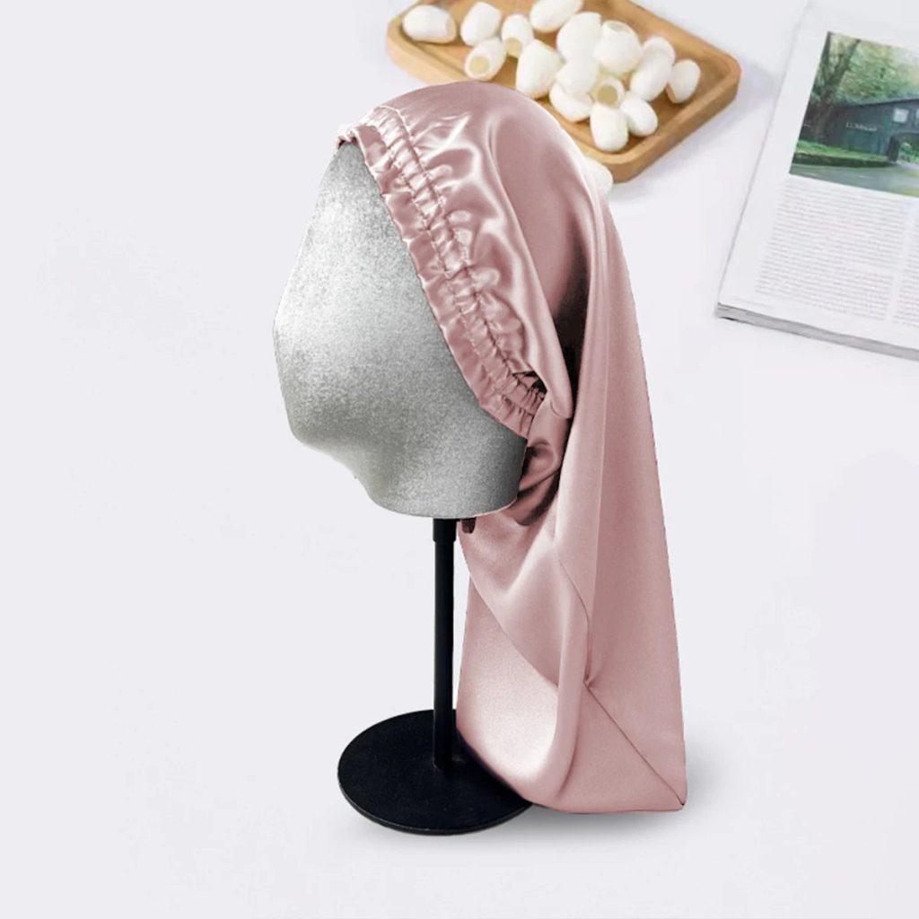Schlafhaube Seide Lange Haare - Ansicht 2