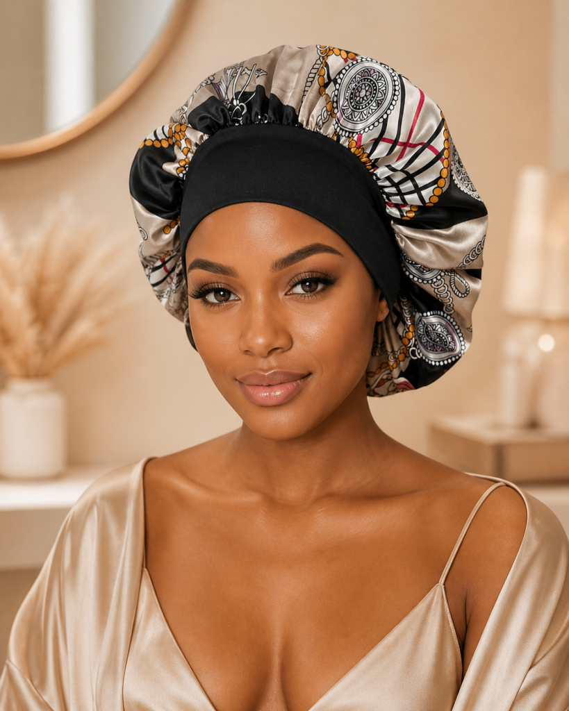 Vegan Silk Hair Bonnet