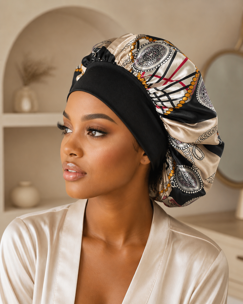 Vegan Silk Hair Bonnet - Ansicht 2