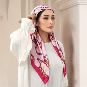 bonnet hijab en soie