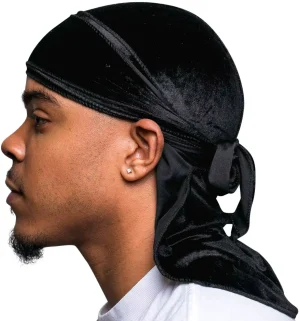 bonnet pour cheveux en velours