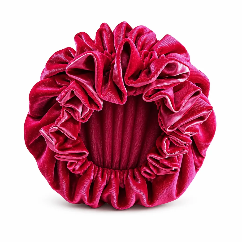 bonnet en velours pour cheveux
