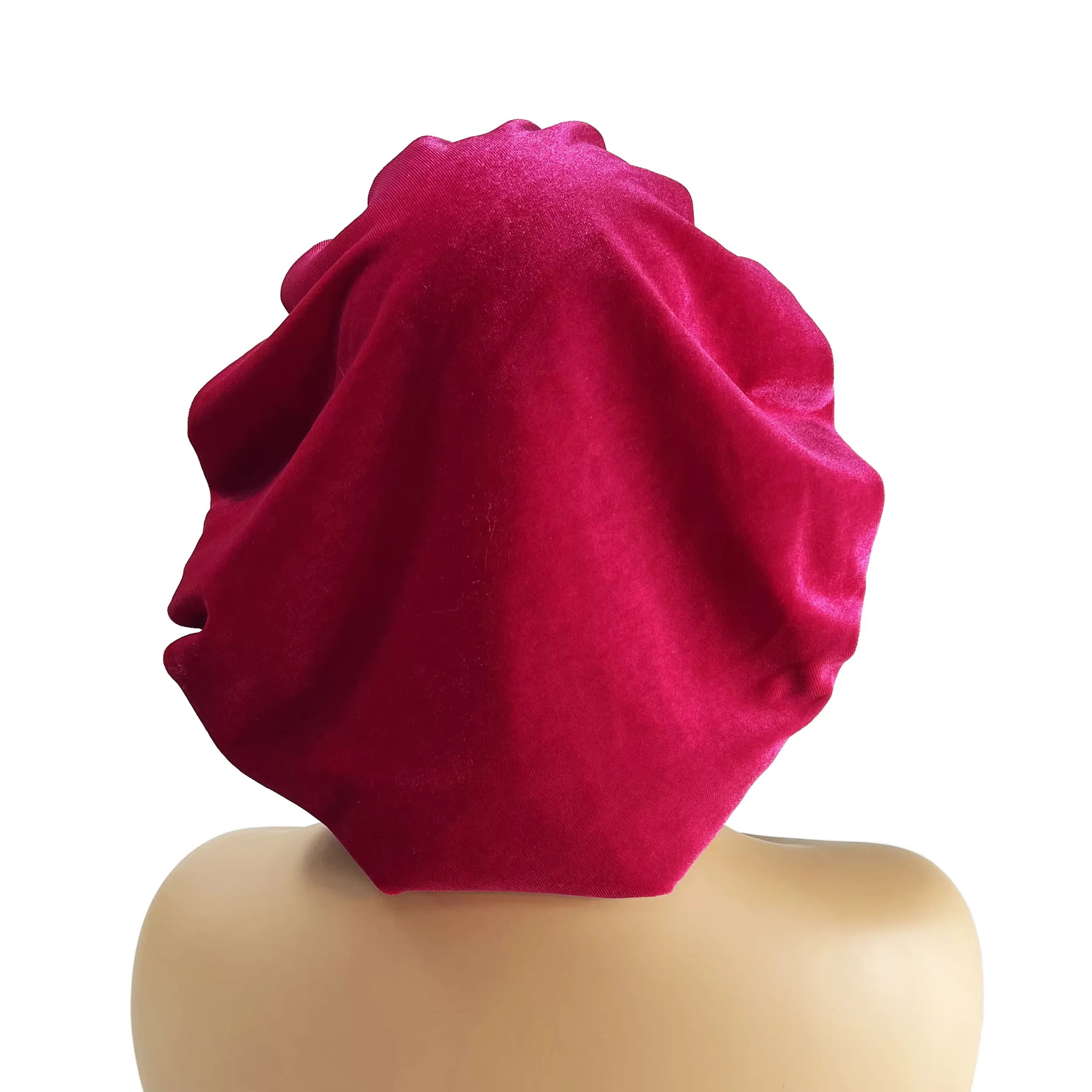 Velvet Hair Bonnet 2