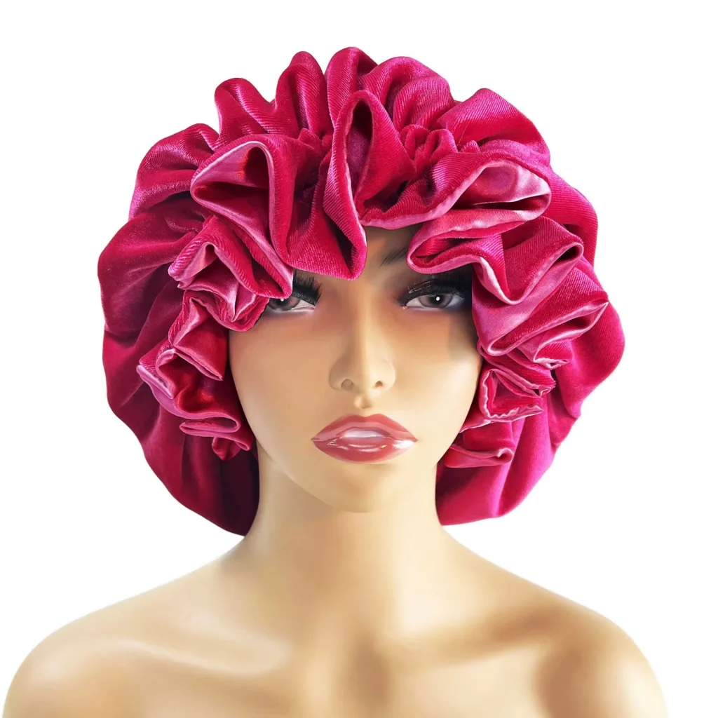 Velvet Hair Bonnet 4