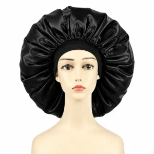 bonnet en soie pour cheveux ondulés