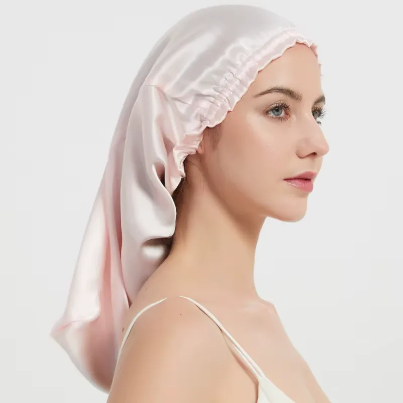 Pink Silk Bonnet 8