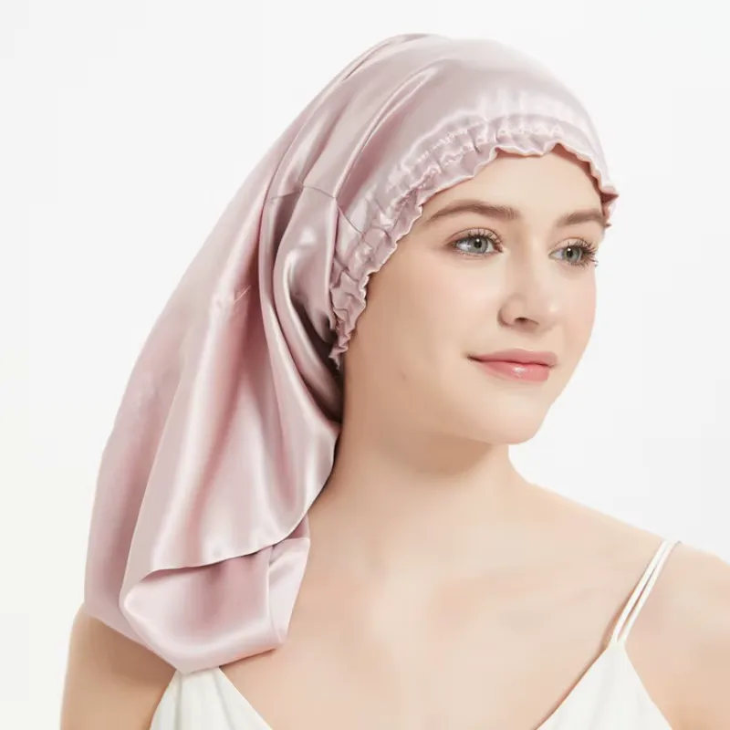 Pink Silk Bonnet 9
