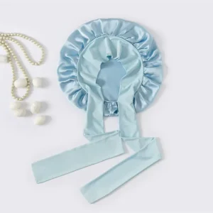 bonnet en soie doublé