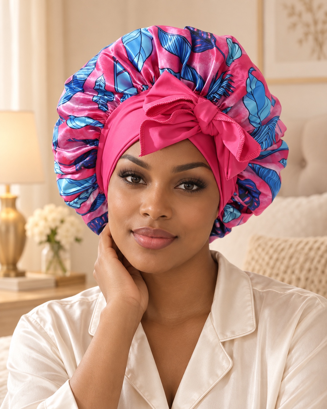 African Silk Bonnet