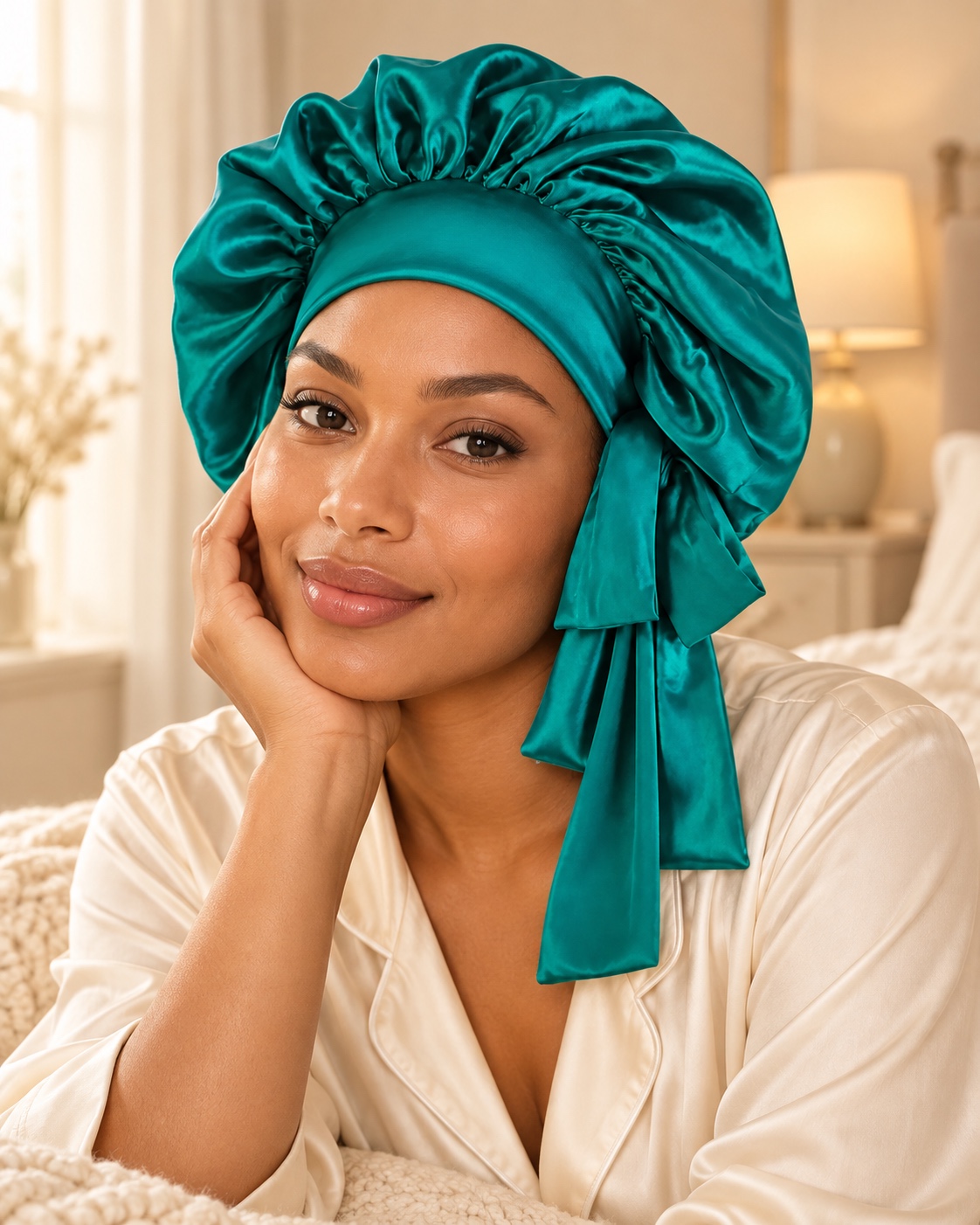 Bamboo Silk Bonnet