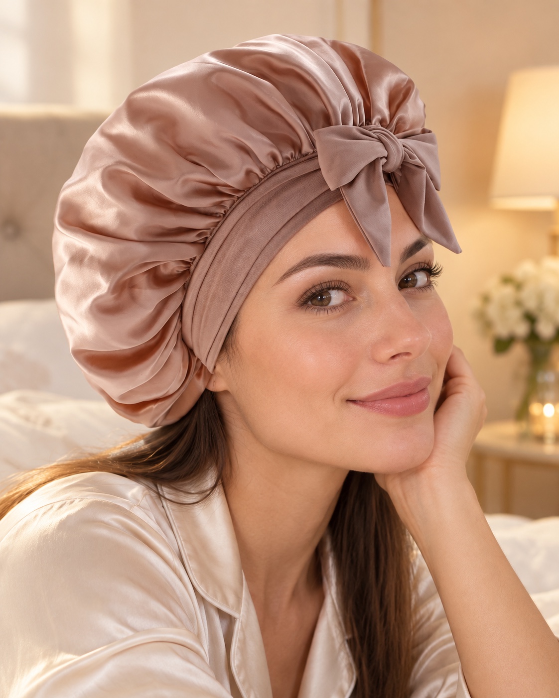 Bonnet Für Glatte Haare