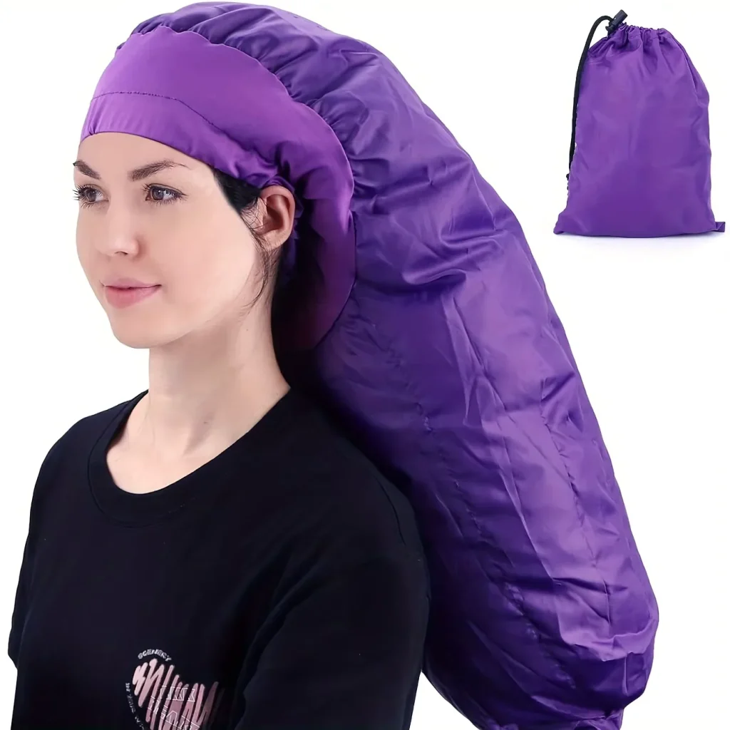 Curly Hair Drying Bonnet 2