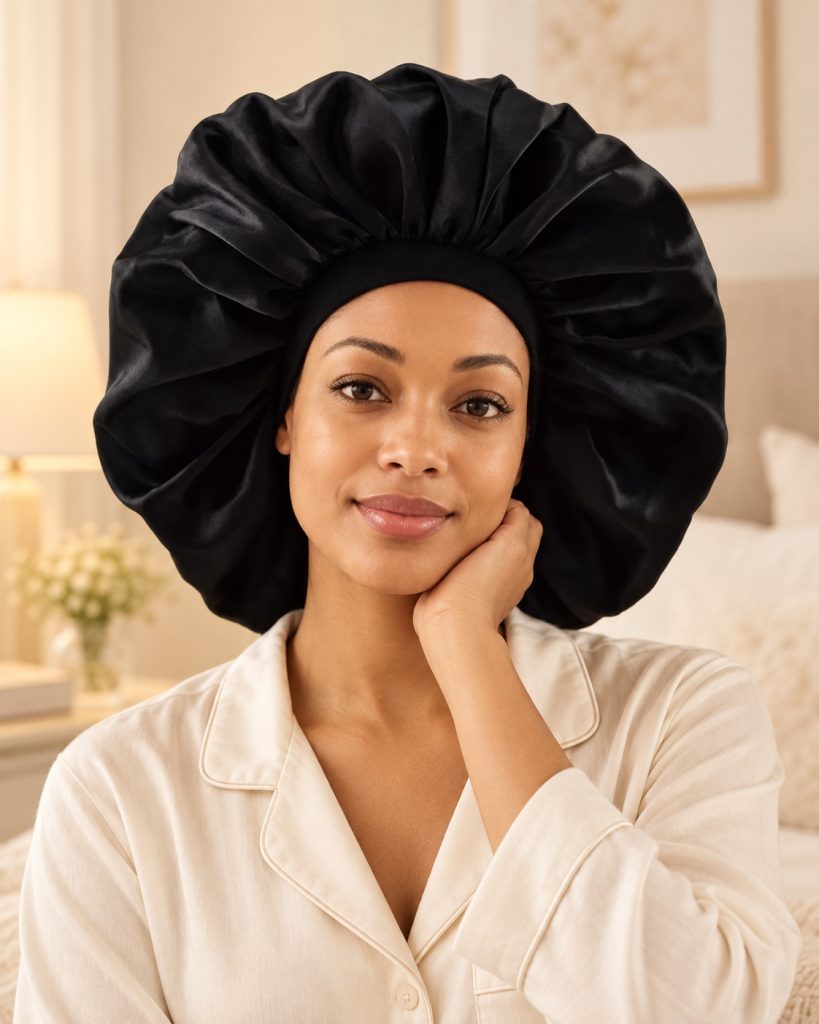 Large Silk Bonnet