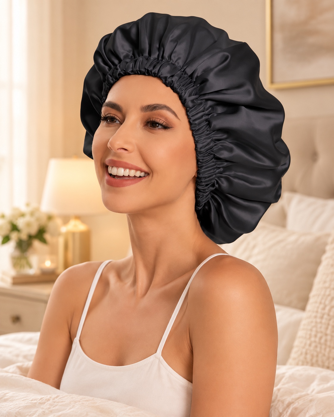 Satin Braid Bonnet