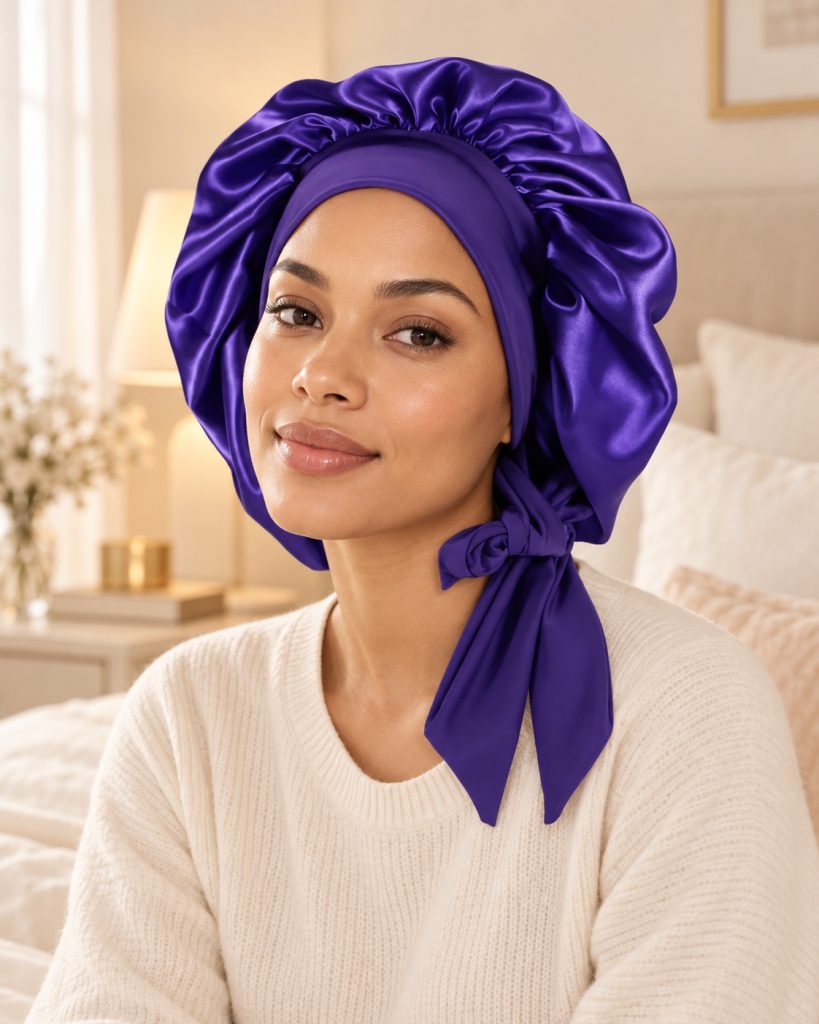 Silk Bonnet For Wavy Hair