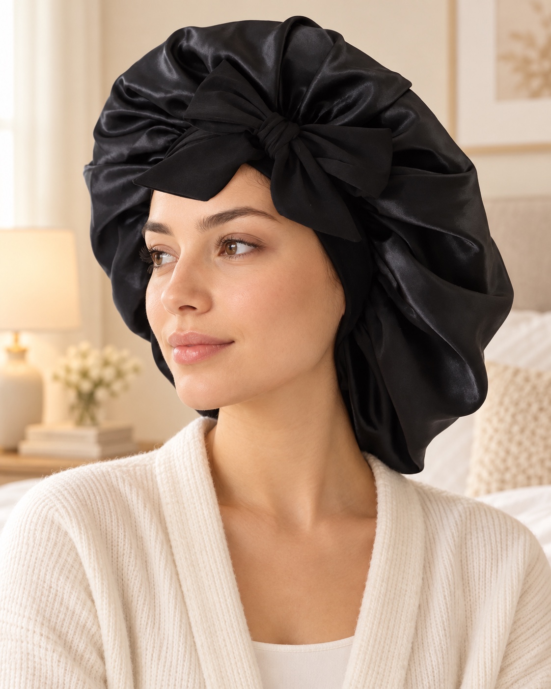 Synthetic Silk Bonnet