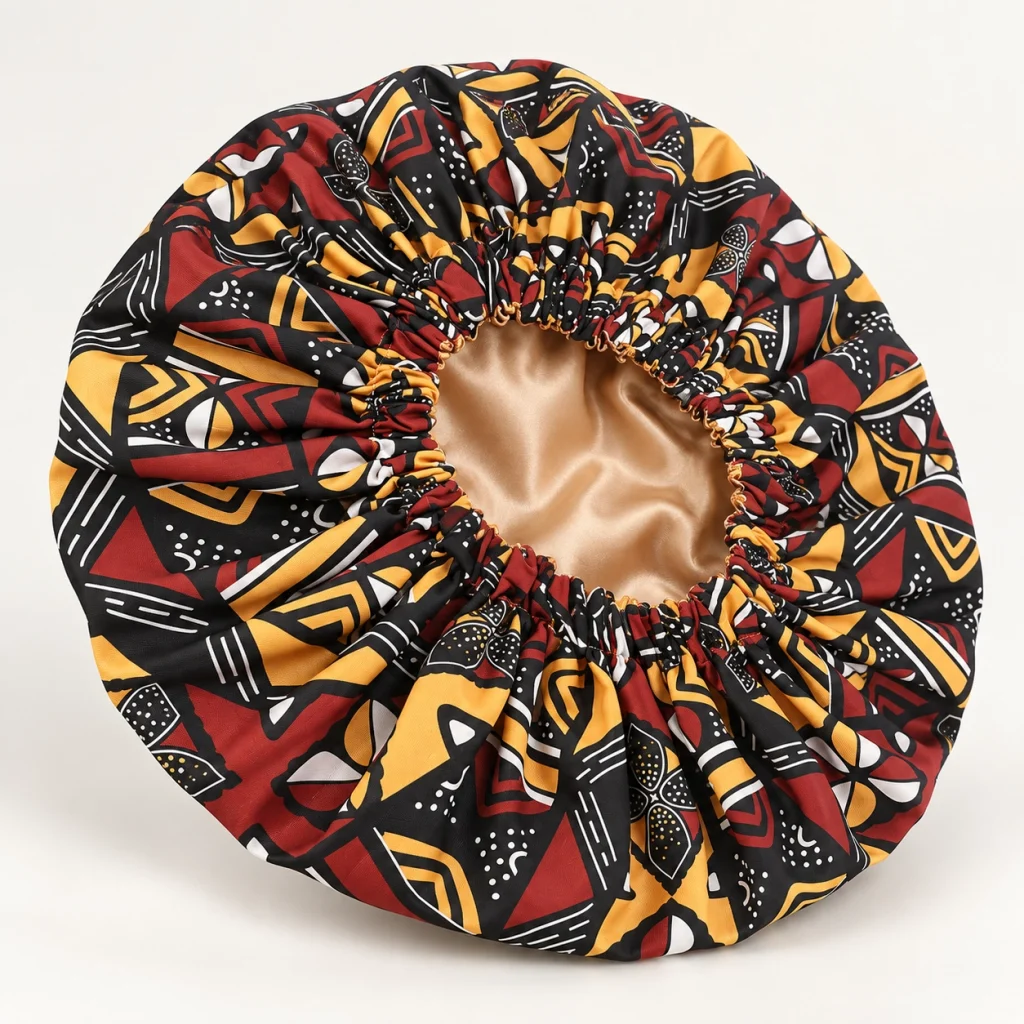 African Print Hair Bonnet