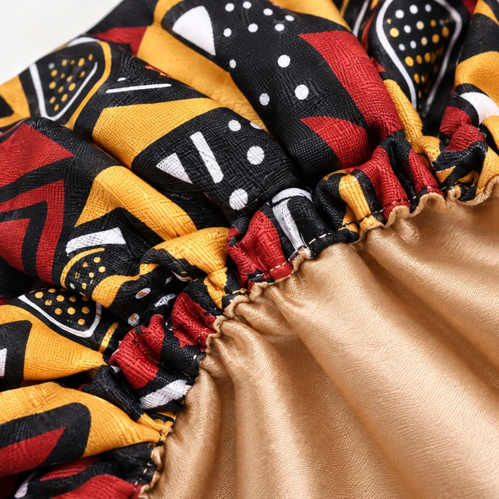African Print Hair Bonnet