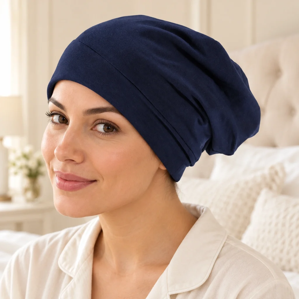 T Shirt Bonnet For Curly Hair