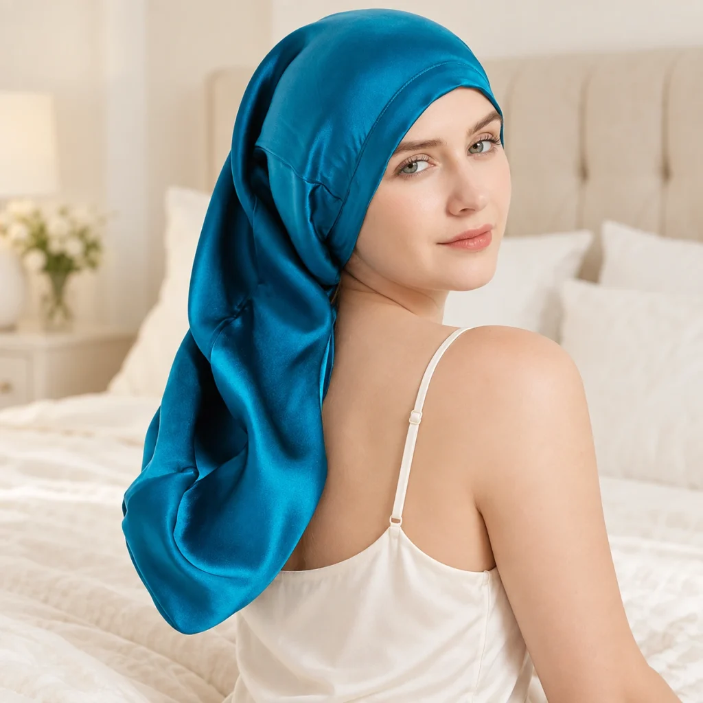 Real Silk Bonnet For Long Hair