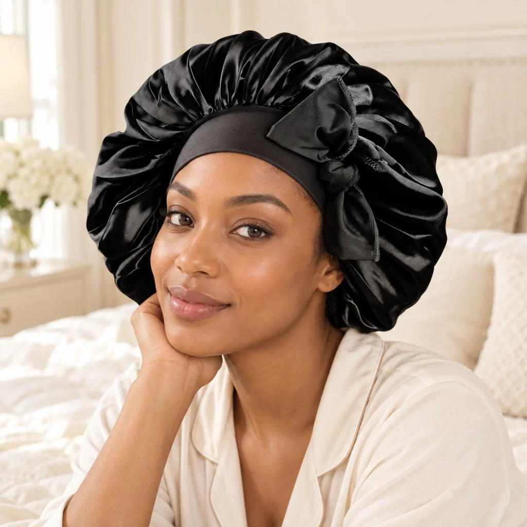 Hair Bonnet Black