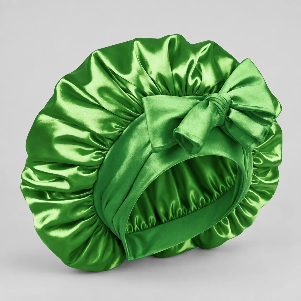 Green Hair Bonnet