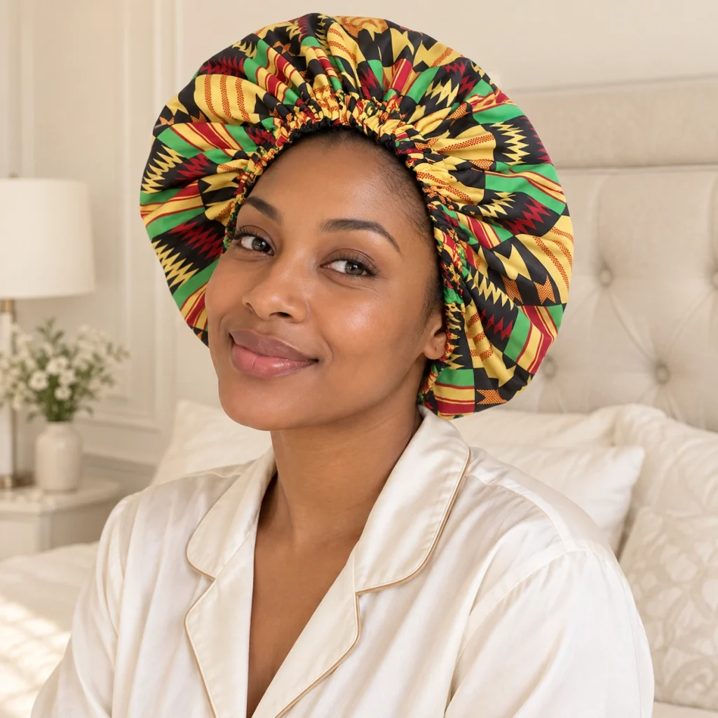 Ankara Hair Bonnet