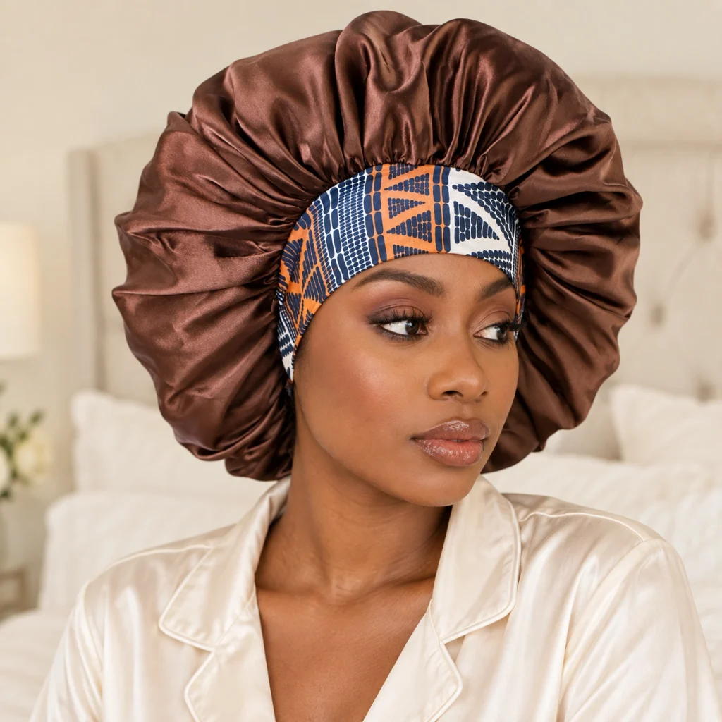 Satin Bonnets For Black Hair